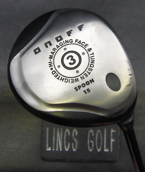 Onoff Spoon Hi Maraging Face 3 Wood Regular Graphite Shaft Perfect Pro Grip