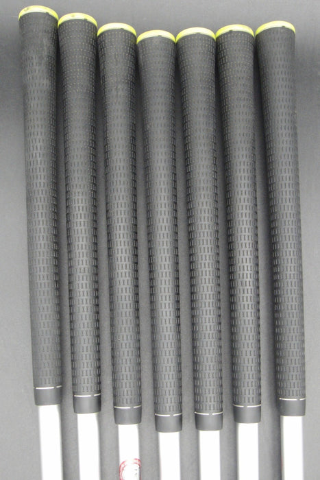 Set of 7x TaylorMade M2 2017 5-SW Irons Stiff Graphite Shafts Black Grips