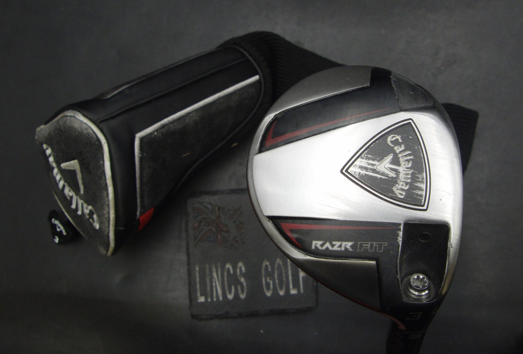Callaway RAZR Fit 3 Wood Regular Graphite Shaft Golf Pride Grip + Head Cover*
