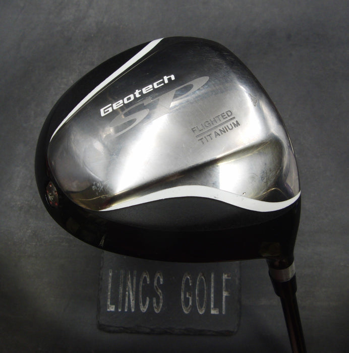 GeoTech SP Flighted Titanium Driver Extra Stiff Graphite Shaft Benross Grip