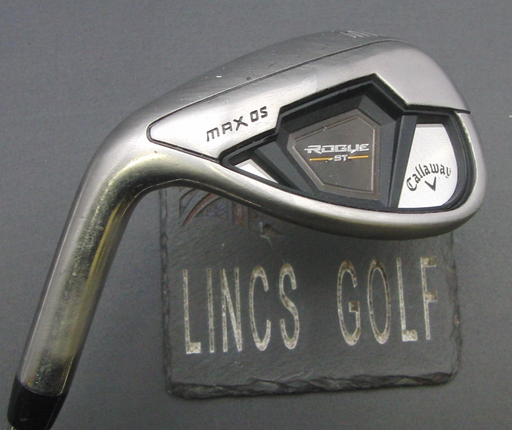 Left-Handed Callaway Rogue ST Max OS 56° Sand Wedge Stiff Steel Shaft G/P Grip