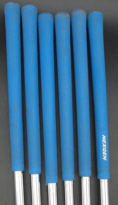 Set of 6x Bridgestone TourStage ViQ Irons 5-PW Stiff Steel Shafts Nexgen Grips*