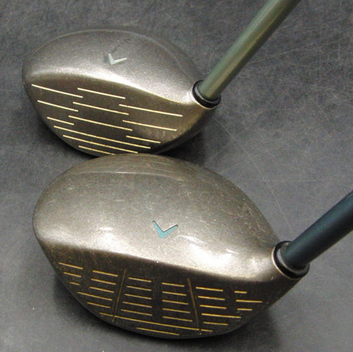 Set of 2 Callaway Great Big Bertha 4 & 7 Woods Ladies Graphite Shafts