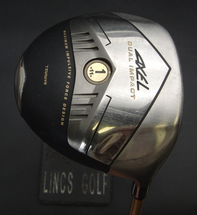 Tsuruya Axel Dual Impact 11° Driver Regular Graphite Shaft Axel Grip