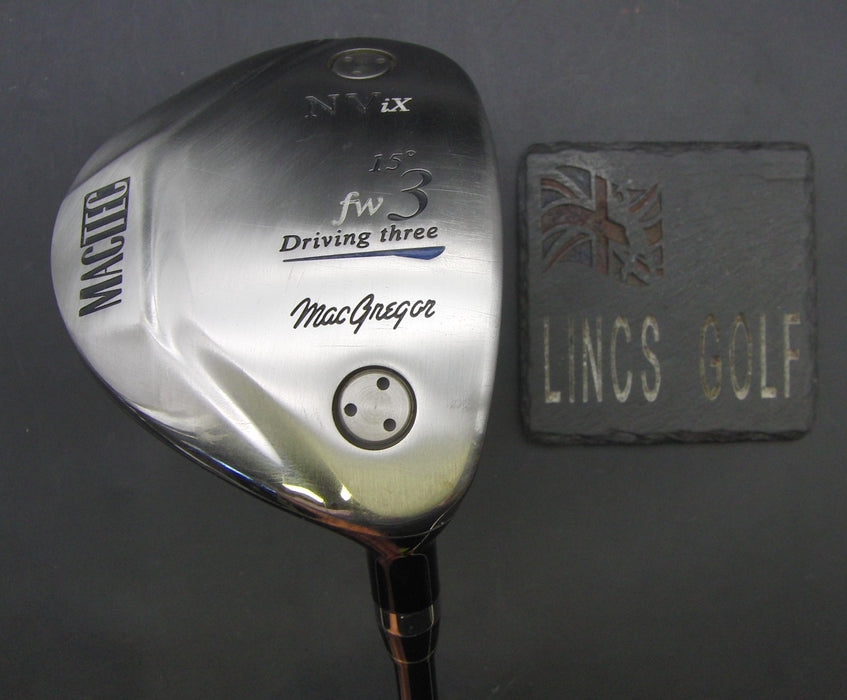 Macgregor Mactec NV-iX 15° 3 Wood Stiff Graphite Shaft Mactec Grip