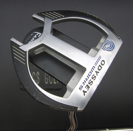 Odyssey Works Tank Fang Putter Steel Shaft 85cm Length Odyssey Grip*