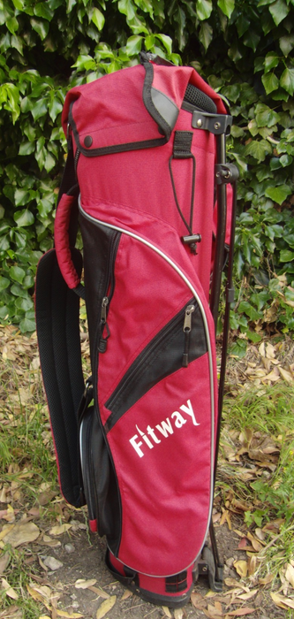4 Division Fit Way Golf Stand Cart Carry Trolley Golf Clubs Bag**