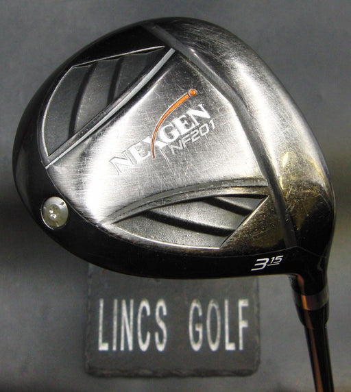 Japanese Nexgen NF201 15° 3 Wood Regular Graphite Shaft Black Grip