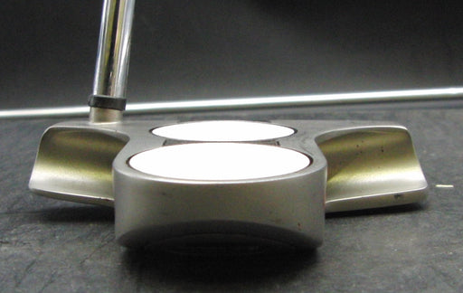 Odyssey White Steel 2-Ball Blade Putter Steel Shaft 81cm Length Psyko Grip*