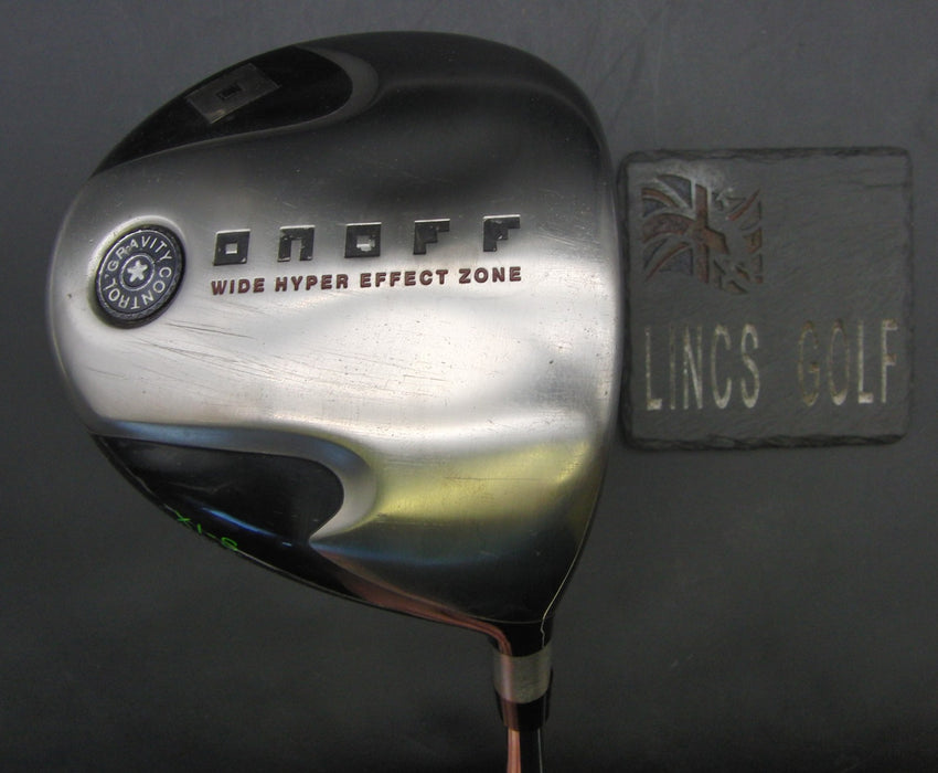 Onoff Wide Hyper Effect Zone Driver Stiff Graphite Shaft OMG Grip