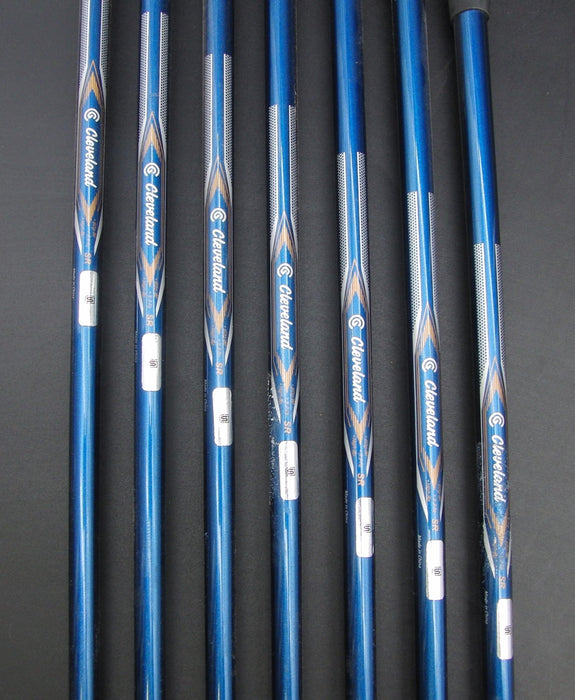 Set of 7 Cleveland CG-C 5-SW Regular Graphite Shafts Cleveland Grips*