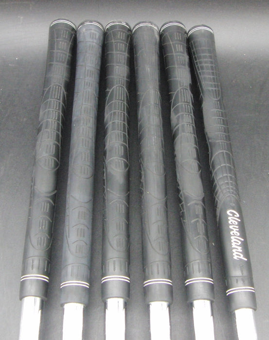 Set of 6x Cleveland CG 5-PW Irons Stiff Steel Shafts Cleveland Grips