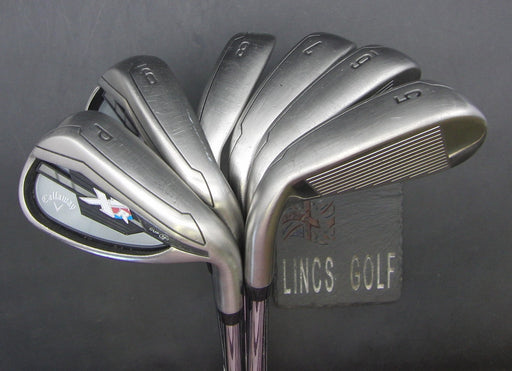 Set of 6x Callaway XR 5-PW Irons Stiff Steel Shafts Callaway Grips