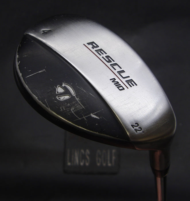 TaylorMade Rescue Mid 22° 4 Hybrid Regular Steel Shaft TaylorMade Grip