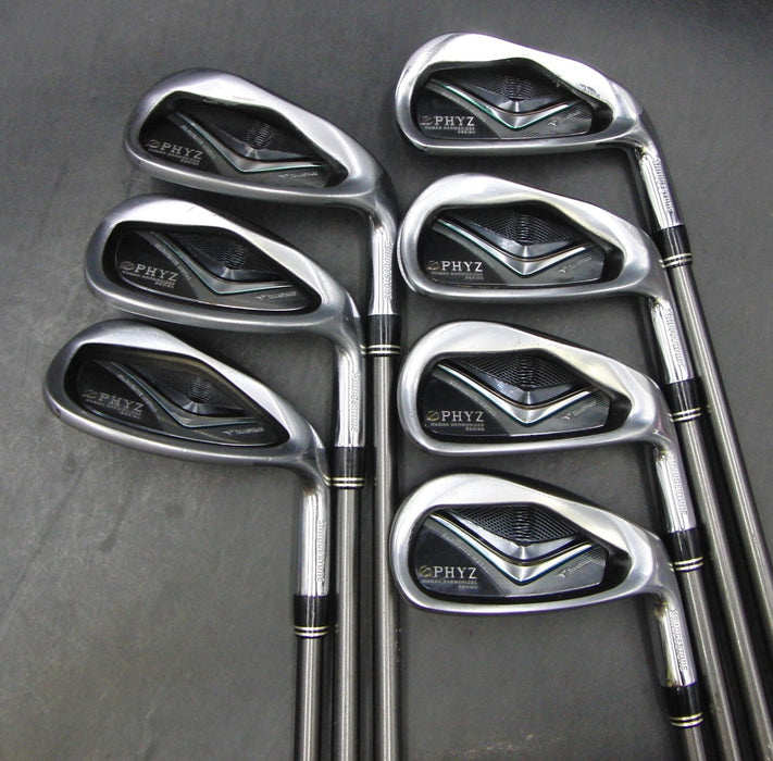Set of 7 x Bridgestone Tour Stage PHYZ Irons 5-SW Regular Graphite Shafts