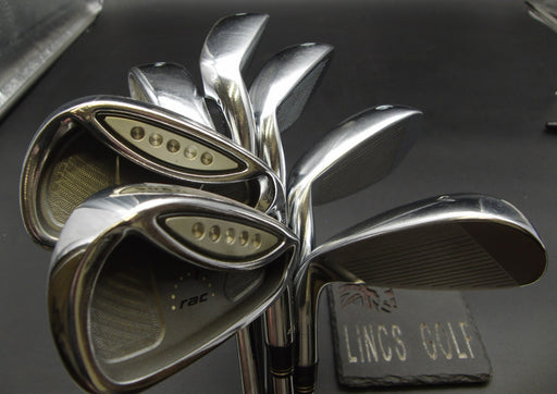 Set of 7x TaylorMade rac cgb Irons 4-PW Stiff Steel Shafts TaylorMade Grips*