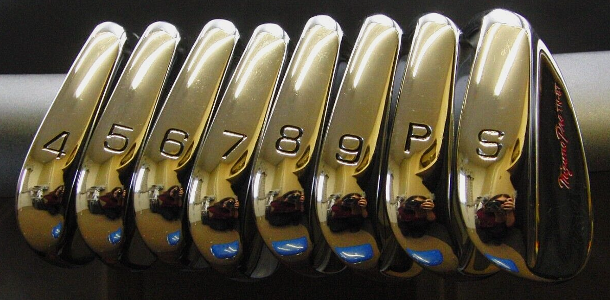 UNUSED Set of 8 x Mizuno Pro TN-87 Irons 4-SW Stiff Steel Shafts Lamkin Grips