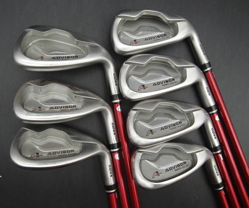 Set of 7x Daiwa Advisor Irons 5-PW+AW Regular Graphite Shafts Daiwa Grips*