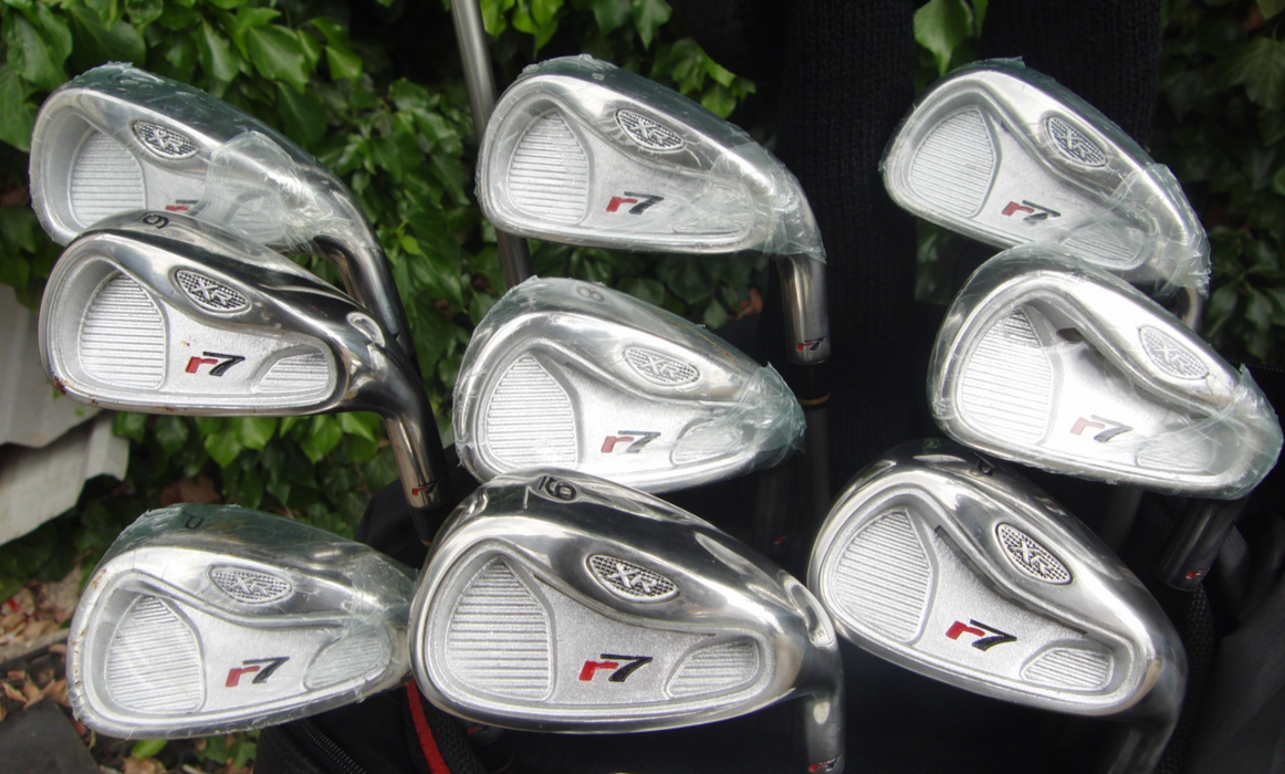 Set of TaylorMade R7 XR 3-PW +Driver +3+5 Wood +Putter +Bag