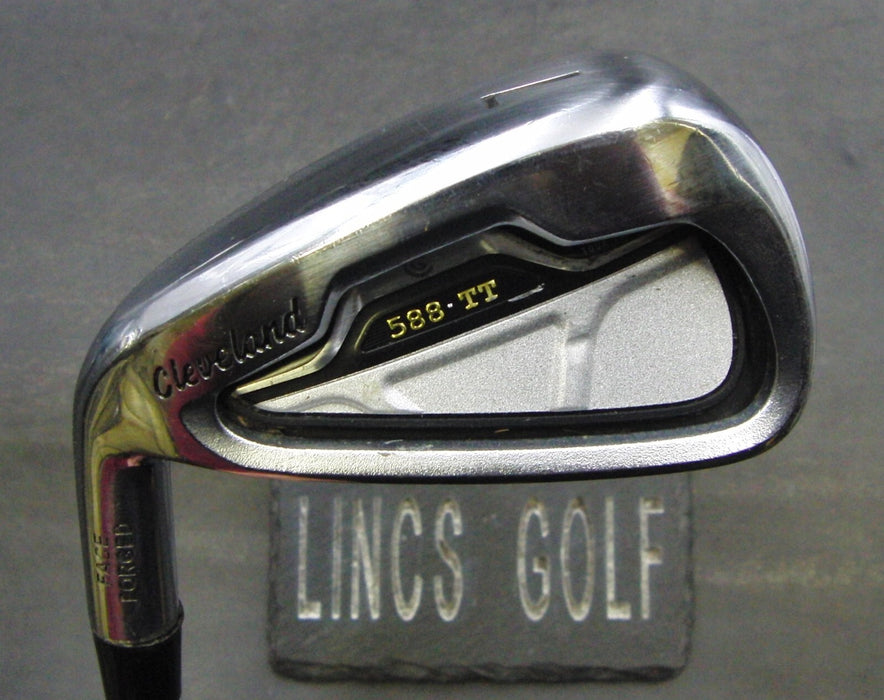 Left Handed Cleveland 588 TT 7 Iron Stiff Steel Shaft Callaway Grip