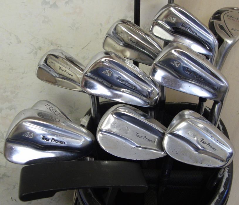 Set Of Mizuno Tour Proven 3-SW Irons + 6 Wood + 4 Hybrid + Driver + Putter