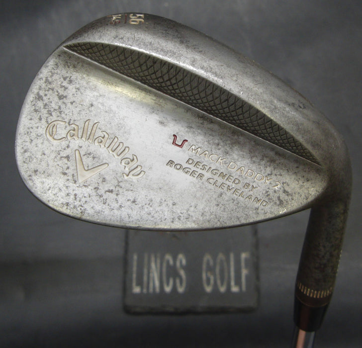 Callaway Mack Daddy 2 56° Sand Wedge Stiff Steel Shaft Golf Pride Grip