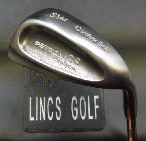 Petron GS Camber Sole 56° Sand Wedge Regular Steel Shaft Chamois Grip