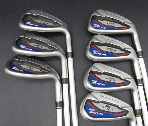 Set of 7x Callaway Big Bertha Beta 5-PW + AW Irons Regular Graphite Shafts