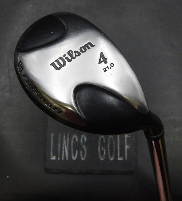 Wilson FatShaft 21° 4 Hybrid Regular Steel Shaft Wilson Grip & Wilson Head Cover