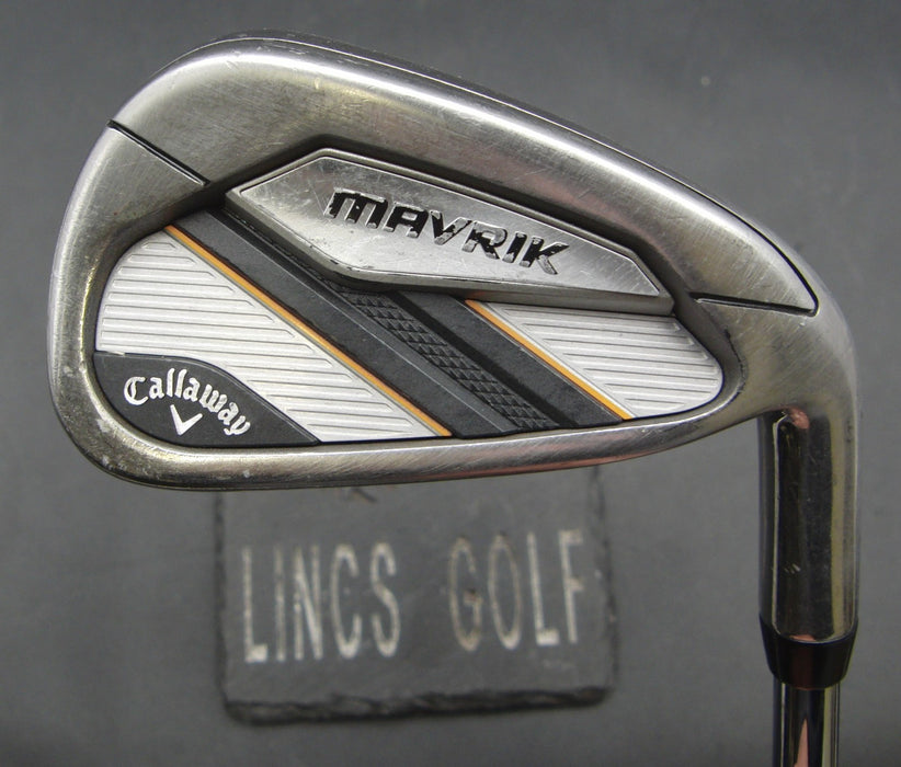 Callaway Mavrik 7 Iron Stiff Steel Shaft Sev Golf Grip