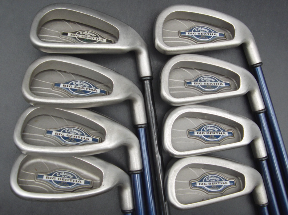 Set of Callaway Big Bertha X-12 3-PW+Callaway Driver + 5 Wood + 7 Wood + Putter*