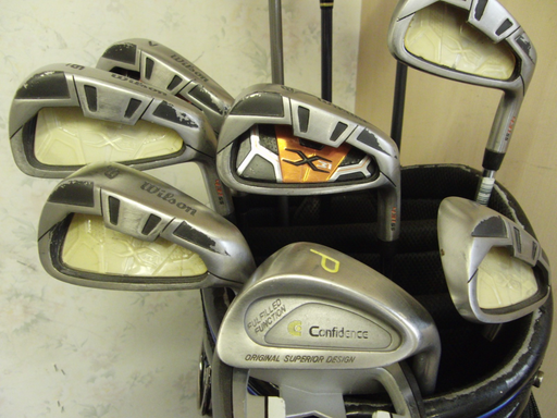 Set of Wilson X31 5-SW Irons + Dunlop 4 & 5 Wood + 9 Callaway Driver + Putter