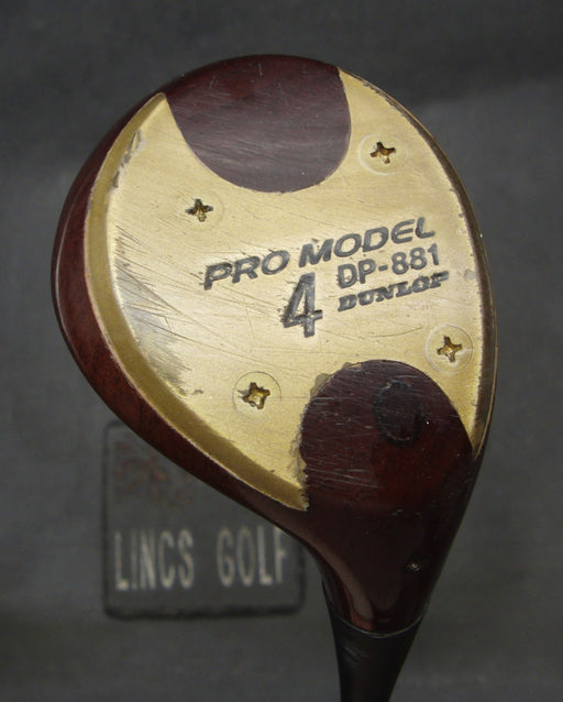 Dunlop Pro Model DP-881 4 Wood Stiff Steel Shaft Spalding Grip