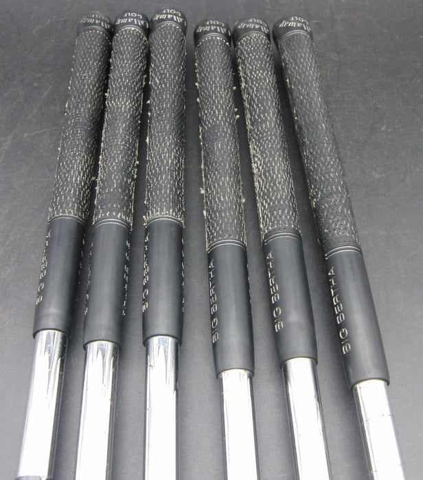 Set of 6x Callaway Steelhead Pro Series X-14 Irons 5-PW Stiff Steel Shafts