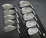 Set of 10x XXIO Tour Special Irons 3-SW+AW Stiff Graphite Shafts Dunlop Grips*
