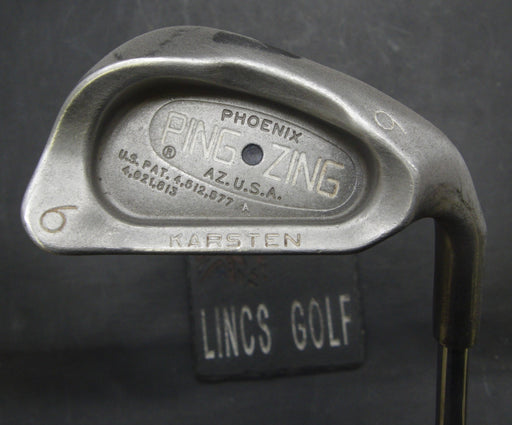 Ping Zing Karsten Black Dot 6 Iron Regular Steel Shaft Ping Grip
