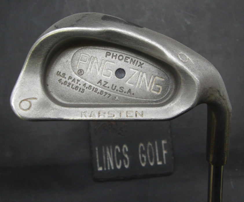 Ping Zing Karsten Black Dot 6 Iron Regular Steel Shaft Ping Grip