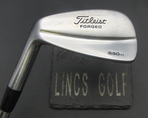Left-Handed Titleist 690 MB 8 Iron Stiff Steel Shaft Golf Pride Grip