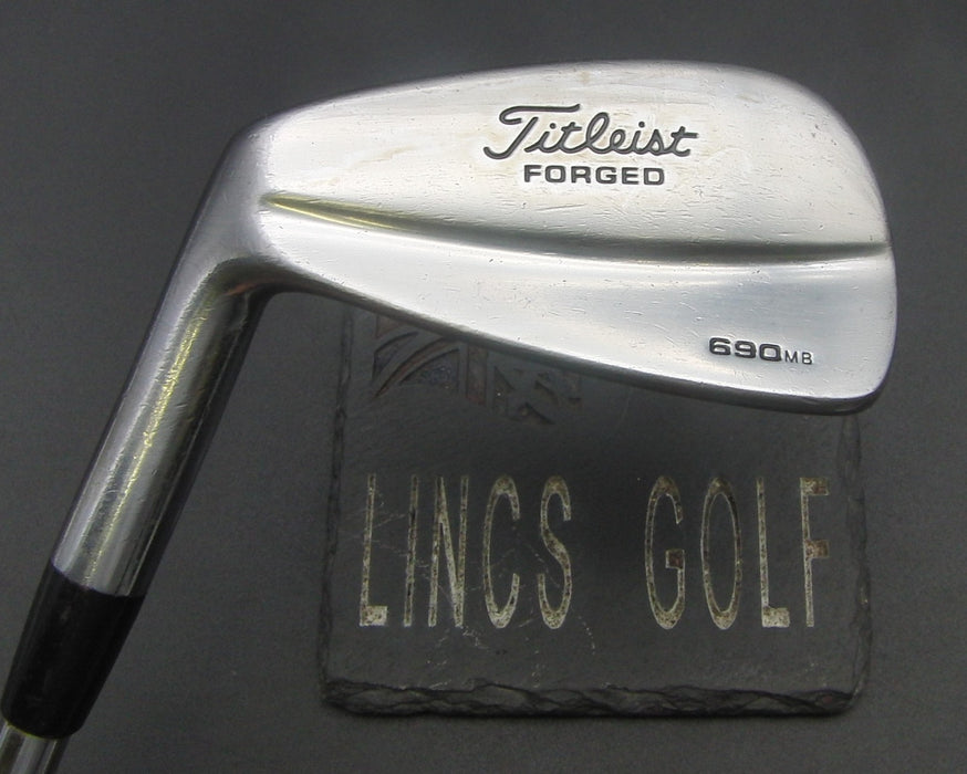 Left-Handed Titleist 690 MB 8 Iron Stiff Steel Shaft Golf Pride Grip