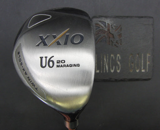 XXIO Twin AX-Sole Maraging 20° 6 Hybrid Regular Graphite Shaft XXIO Grip