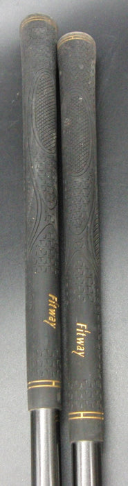 Set of 2 Fitway Shallow Design 15° 3 + 18° 5 Woods Regular Graphite Shafts + H/C