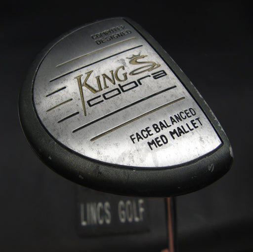Cobra King Face Balanced Mallet Putter 87cm Length Steel Shaft King Cobra Grip