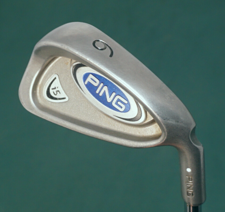 Ping i5 White Dot 6 Iron Stiff Steel Shaft Lamkin Grip