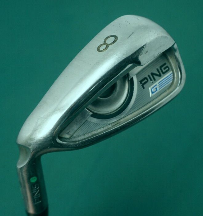 LeftHanded Ping G Series Green Dot 8 Iron Regular Steel Shaft