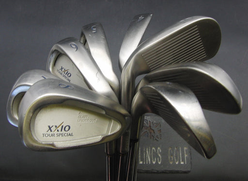 Set of 8x Dunlop XXIO Tour Special 3-PW Irons Stiff Steel Shafts Chaucer Grips