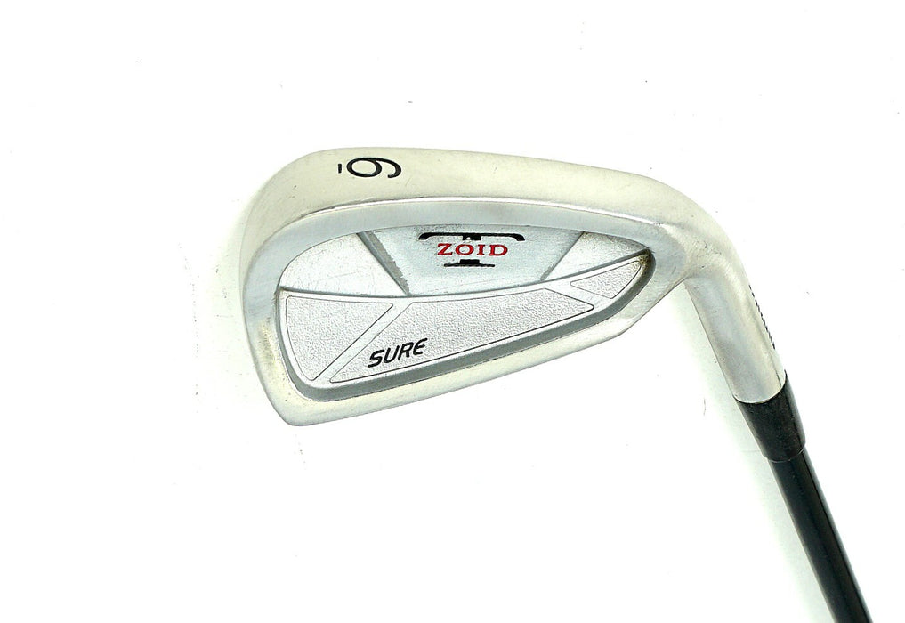 Ladies Mizuno T Zoid Sure 6 Iron Ladies Flex Graphite Shaft