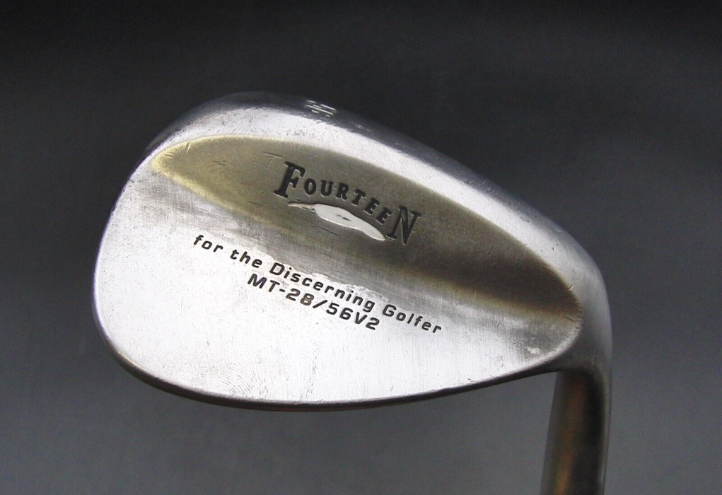Fourteen MT-28 / 56V2 56° Sand Wedge Wedge Flex Steel Shaft Golf Pride Grip