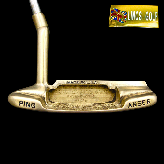 Custom Milled Plumber Themed Ping Anser Putter 88cm Steel Shaft Tacki Mac Grip
