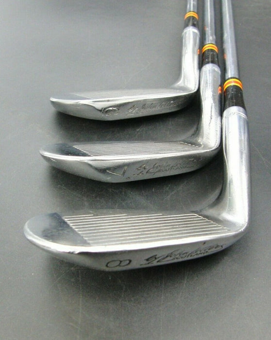 Set of 3 x John Letters New Masters Irons 6-8 Regular Steel Shafts Chamois Grips