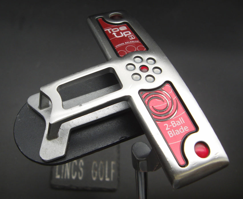 Odyssey Toe Up i 2-Ball Blade Putter 85cm Length Steel Shaft Super Stroke Grip*